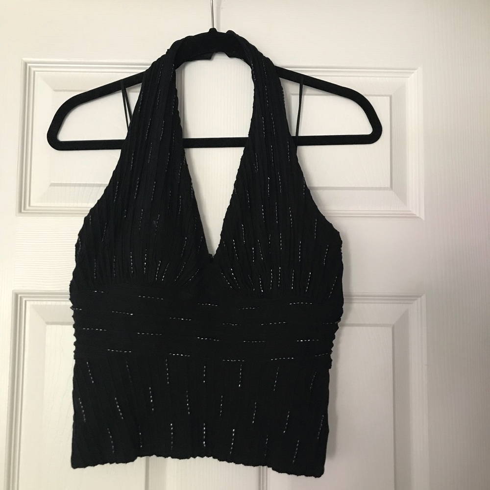 Beaded Halter Top